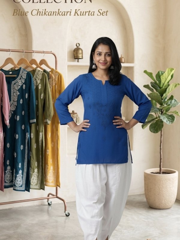 Chikankari Kurti Collection